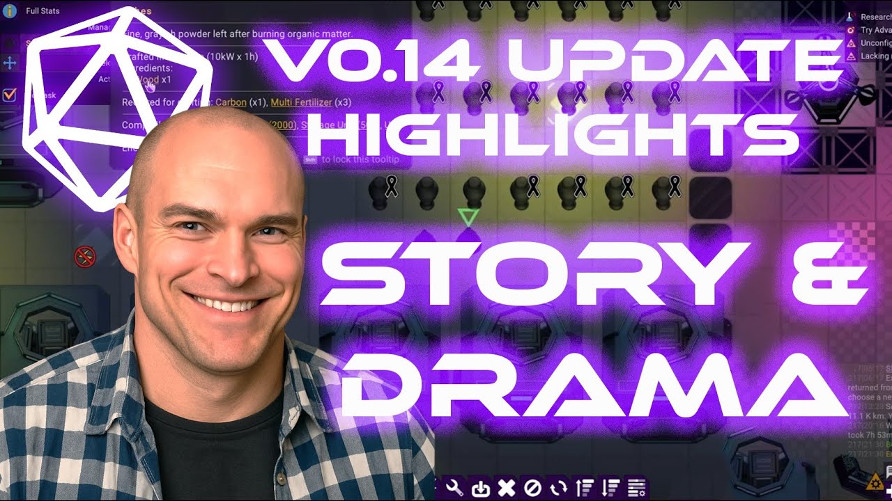 Stardeus Major Update: Story and Drama