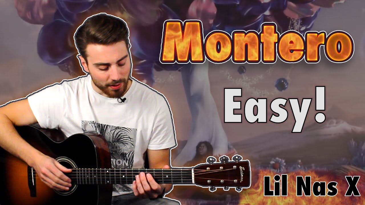 MONTERO // Guitar Chords & Riff Tutorial - Lil Nas X