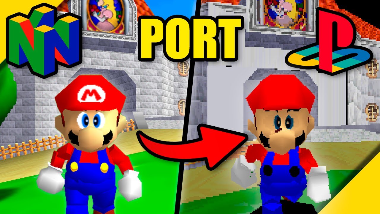 Han porteado Super Mario 64 a PlayStation 1