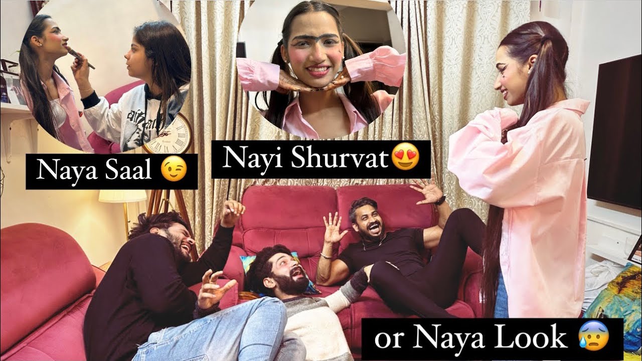 Naya saal,Nayi shurvat,Naya look|| first vlog | fokats ka reaction | Aarti vlog |
