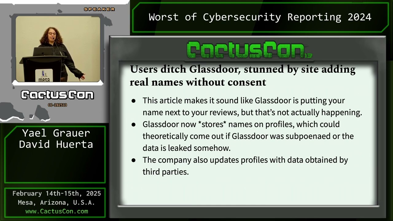 CC13: Worst of Cybersecurity Reporting 2024