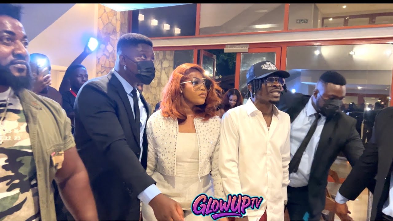 Shatta Wale Arrives With His Beautiful Wife At official  launch Of  The Hotwav Cyber 16 Pro phones