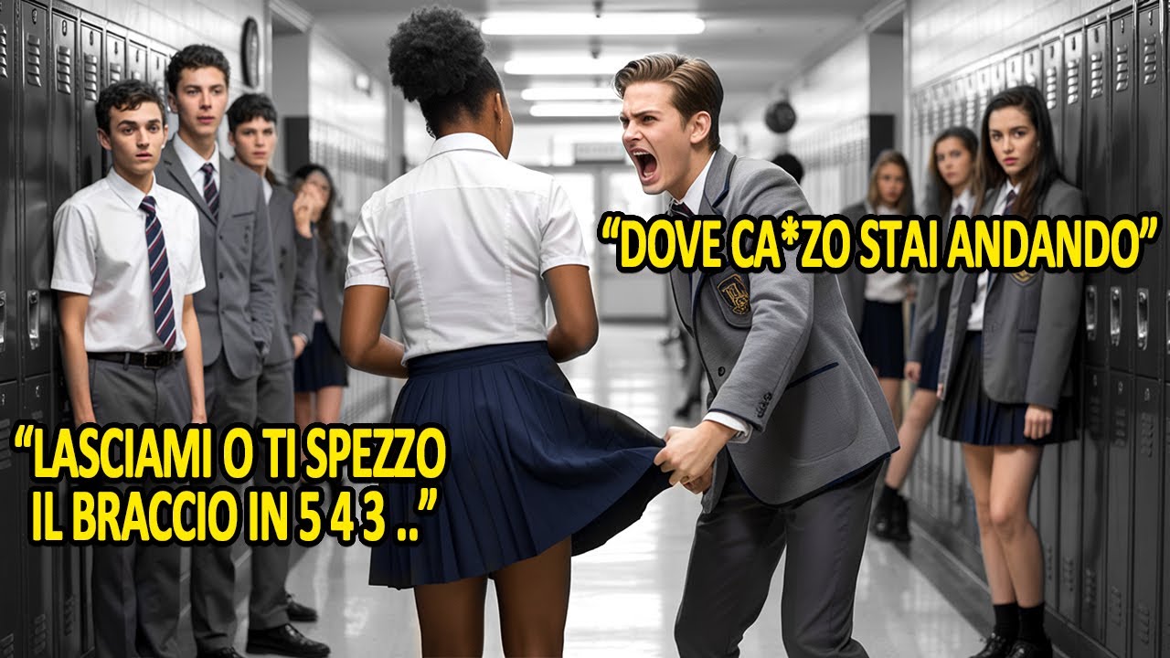 I bulli hanno importunato la nuova ragazza. Grave errore. Un minuto dopo la imploravano