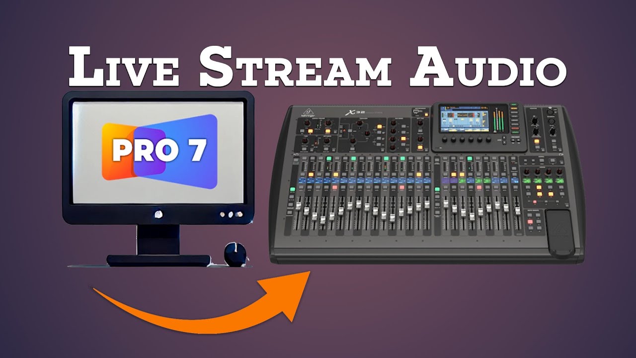 Setup LIVE Stream Audio IN and OUT of ProPresenter 7