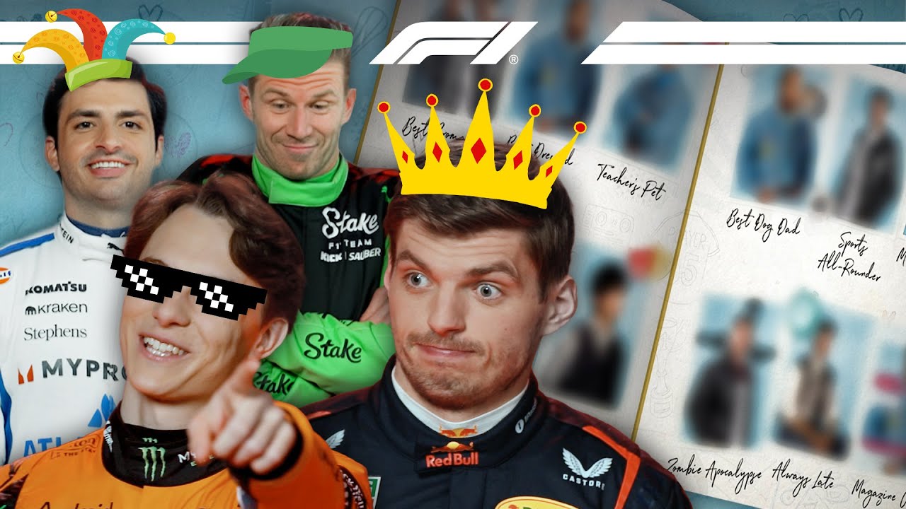 F1 Drivers Vote For The Best Bromance, Best Hair & More! | The 2025 F1 Yearbook