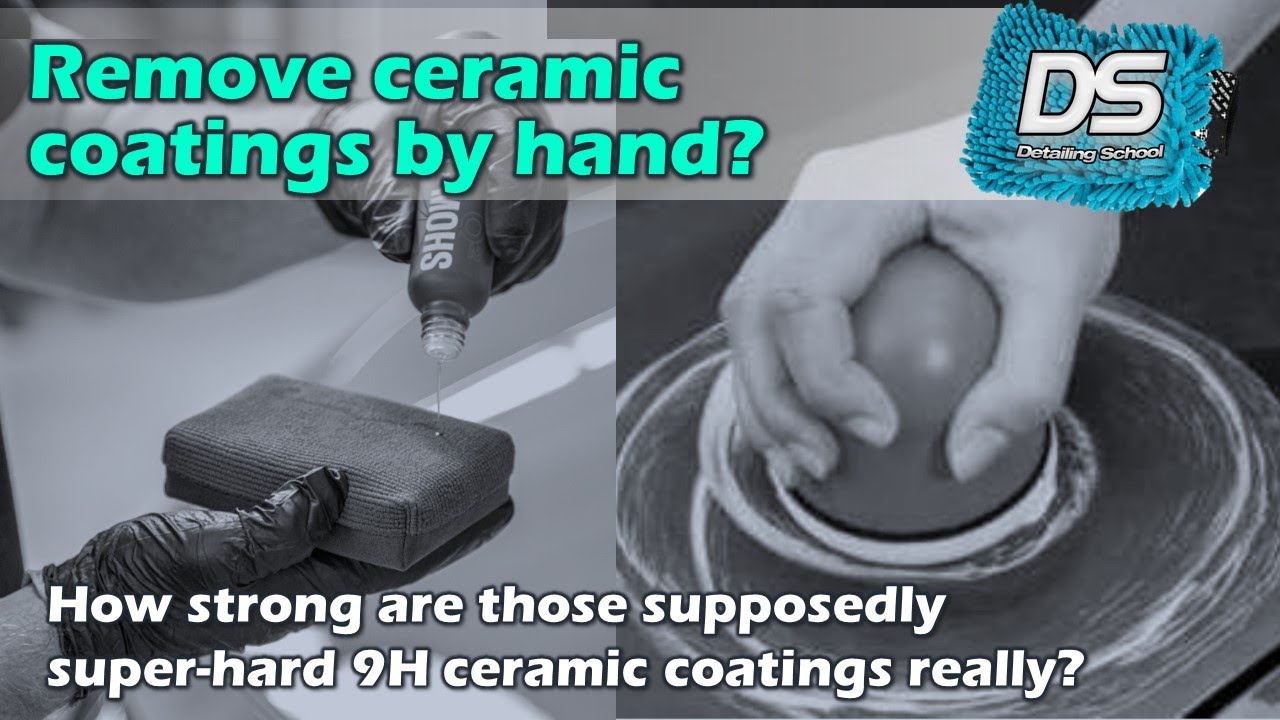 Can hand polishing remove ceramic coatings? Test with Sonax P-Ball and Menzerna 3800
