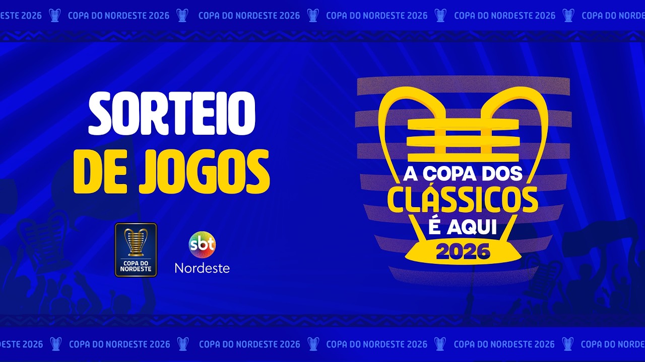 AO VIVO | Sorteio da Copa do Nordeste 2026