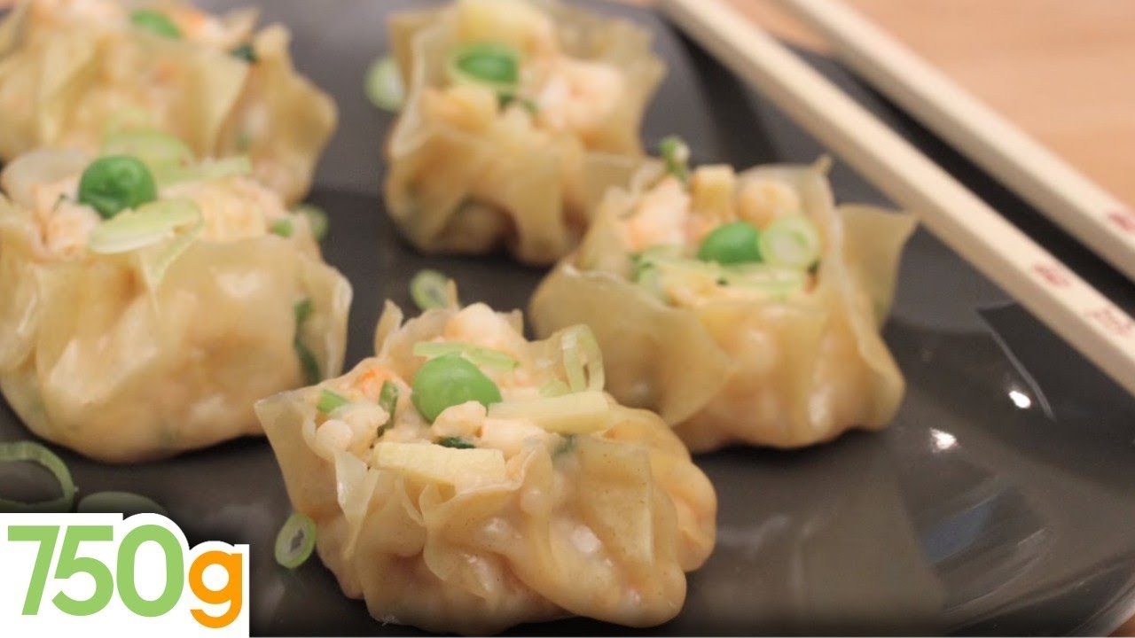 Recette de Raviolis de crevettes vapeur ou Siu Maï  - 750g