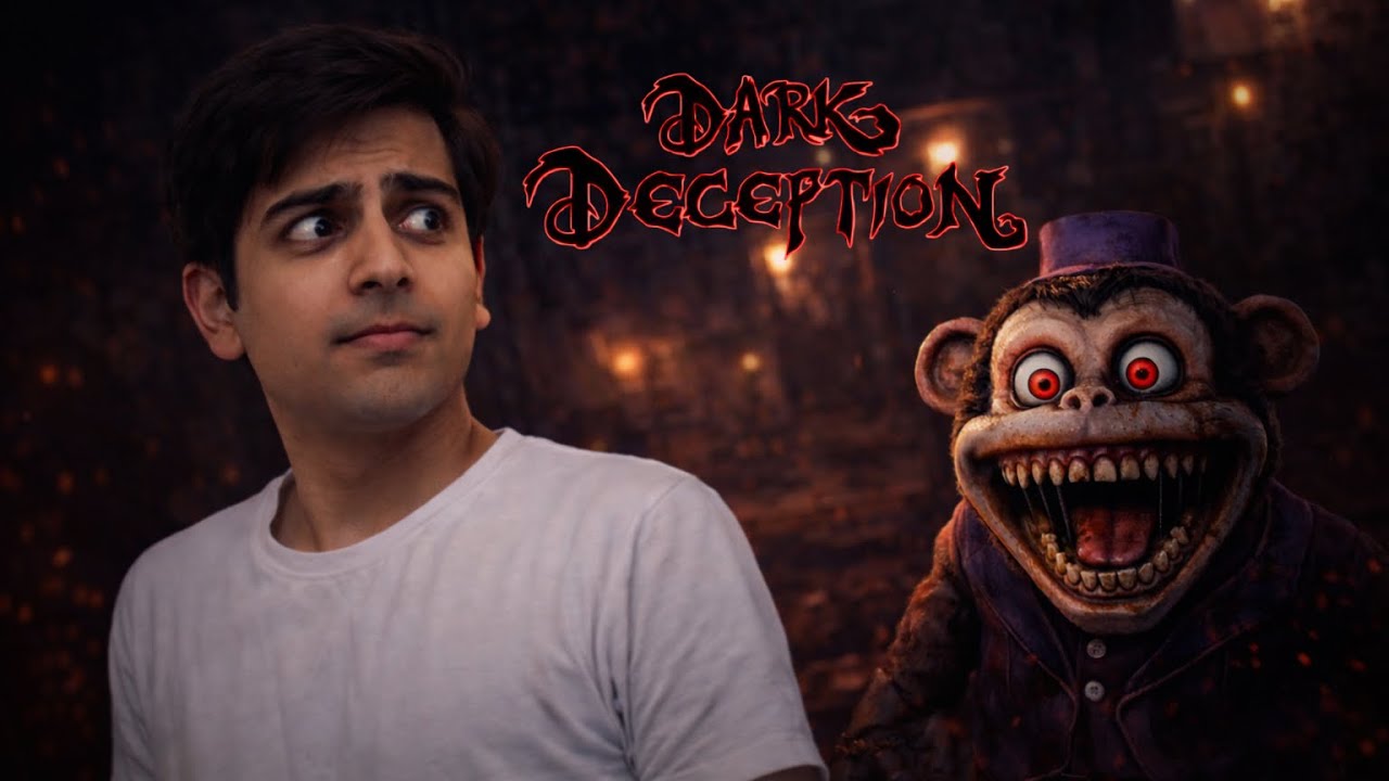 RUN OR DIE💀.. I Screamed Playing This Game… (Dark Deception Chapter 1)