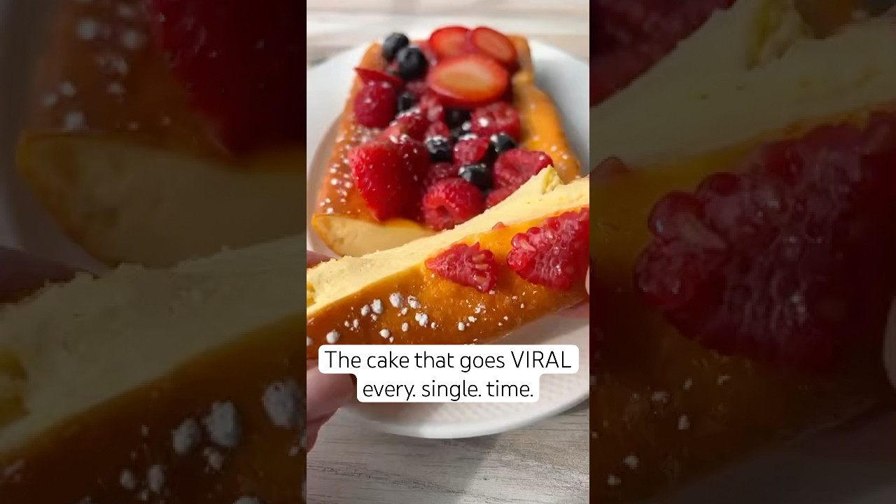 Торт из 3 ингредиентов?! Так просто&hellip; Вы будете в восторге 🤯🍰 #шорты #рецептшорт