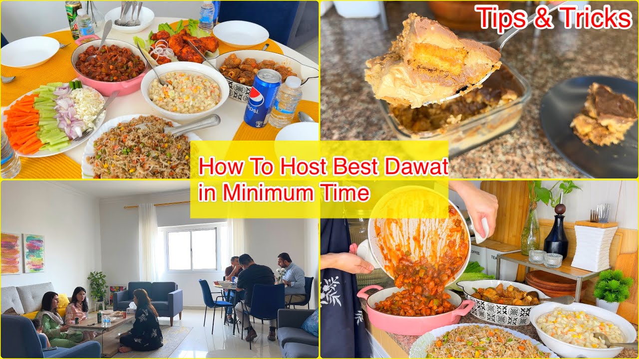 THE BEST GUEST DAWAT MENU EVER🥰Easy but Perfect Menu | Complete Guest Menu🌸Charsi mutton  karahi