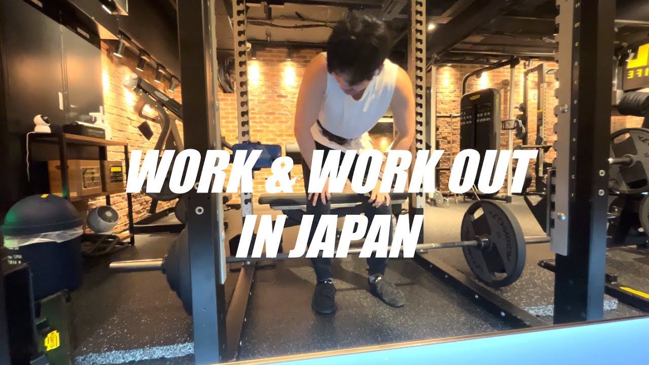 Work and workout hard! - Japanese young salaryman