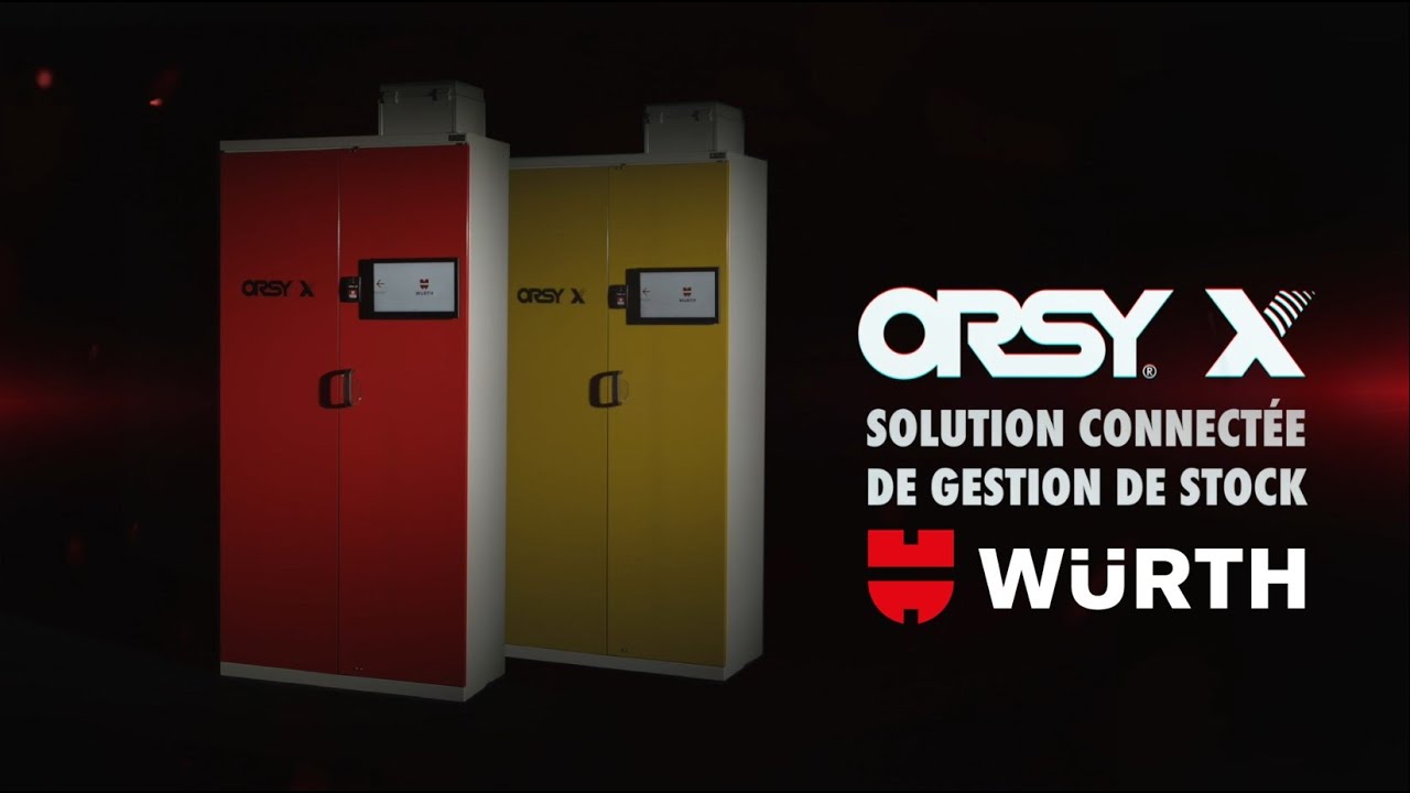 ORSY X : La nouvelle solution connect&eacute;e de gestion de stock - W&uuml;rth