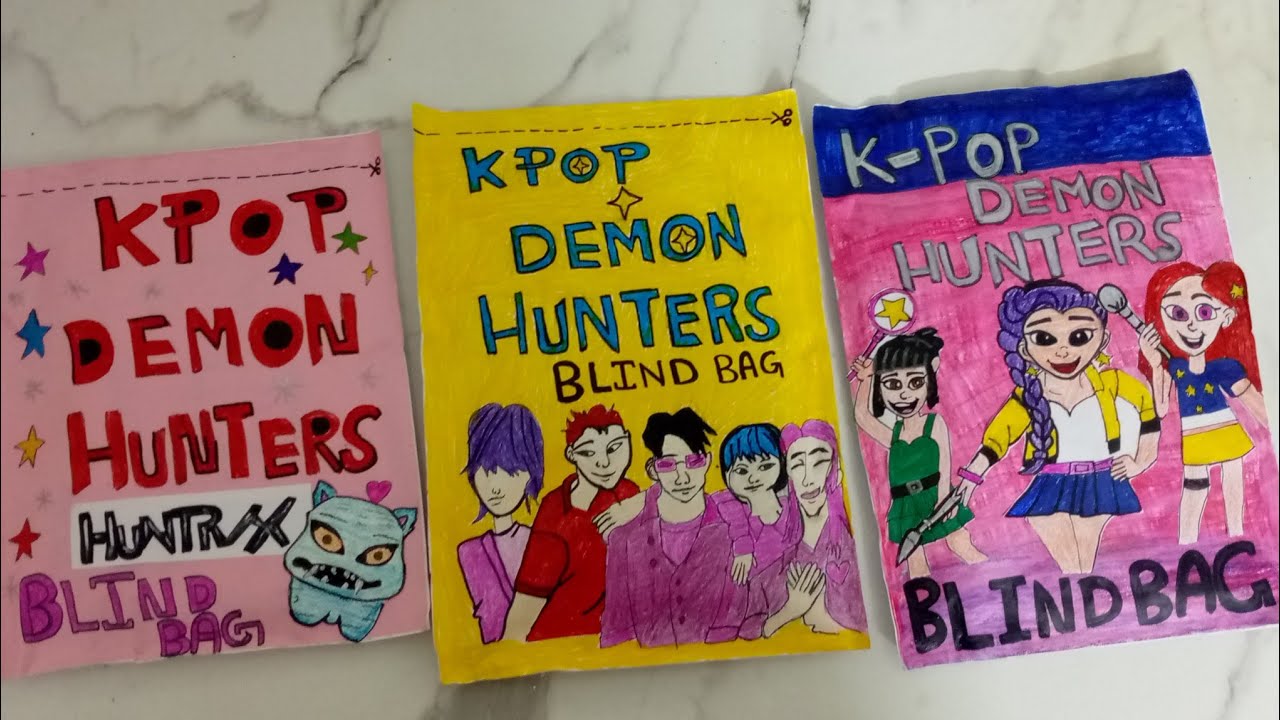 ❤️[PAPER DIY]❤️Unboxing K-Pop Blind Bags:  DIY Paper Crafts #kpop #asmr #unboxing 