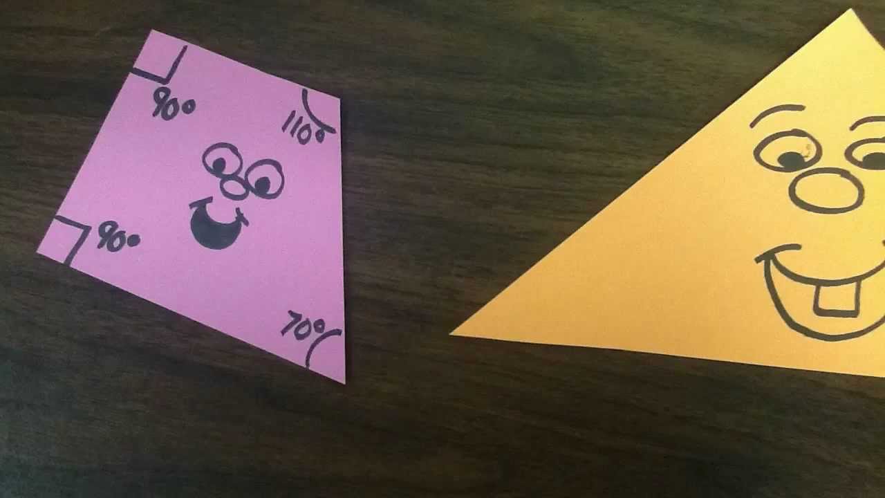 The Adventures of Mr. Triangle (Sum of Interior Angles)