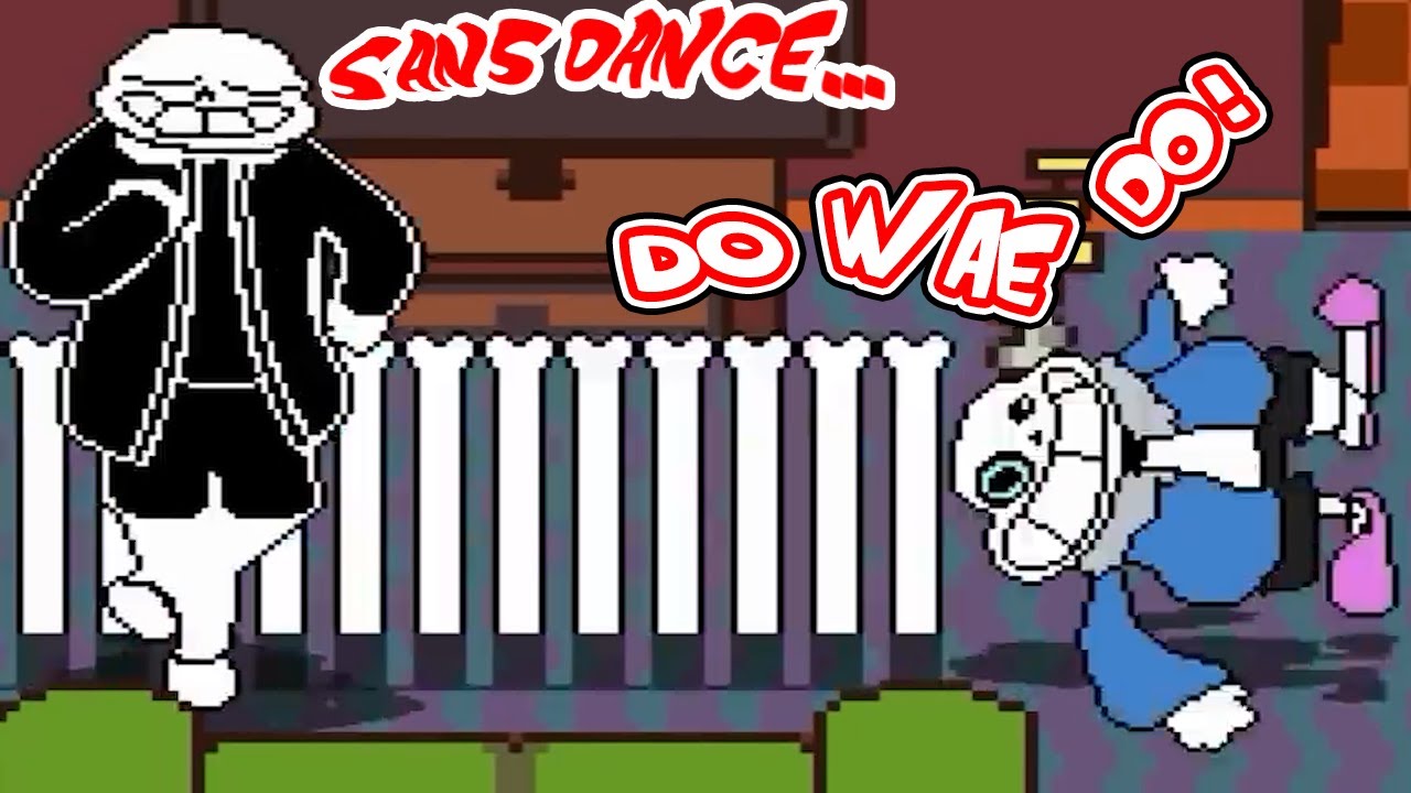 SANESS dodges Underpants Sans' Dance | player 1 vs player 2 | Throwback Gameplays | FUNNY GAMING