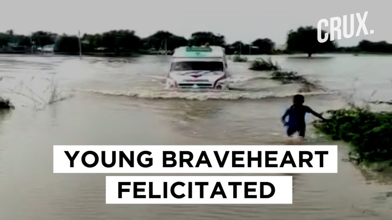 Brave Boy Guides Ambulance Across Flooded Bridge in Karnataka | CRUX