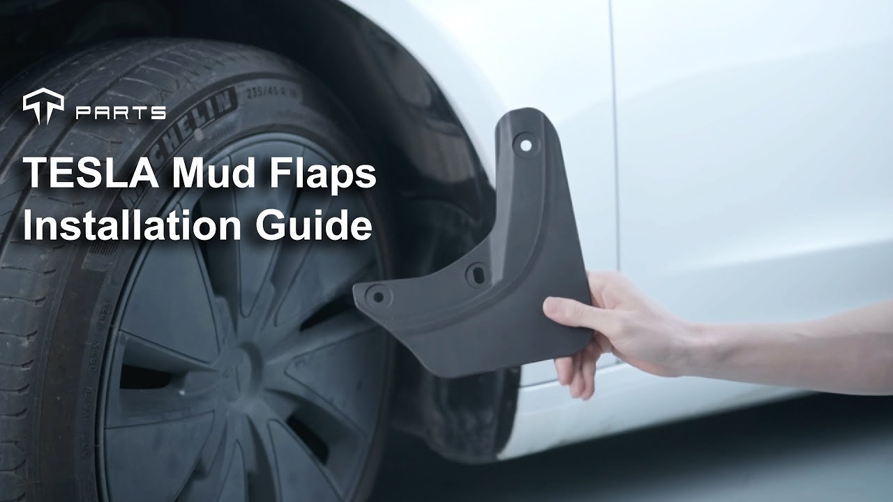 How to Install TPARTS Mud Flaps Splash Guards for Model Y