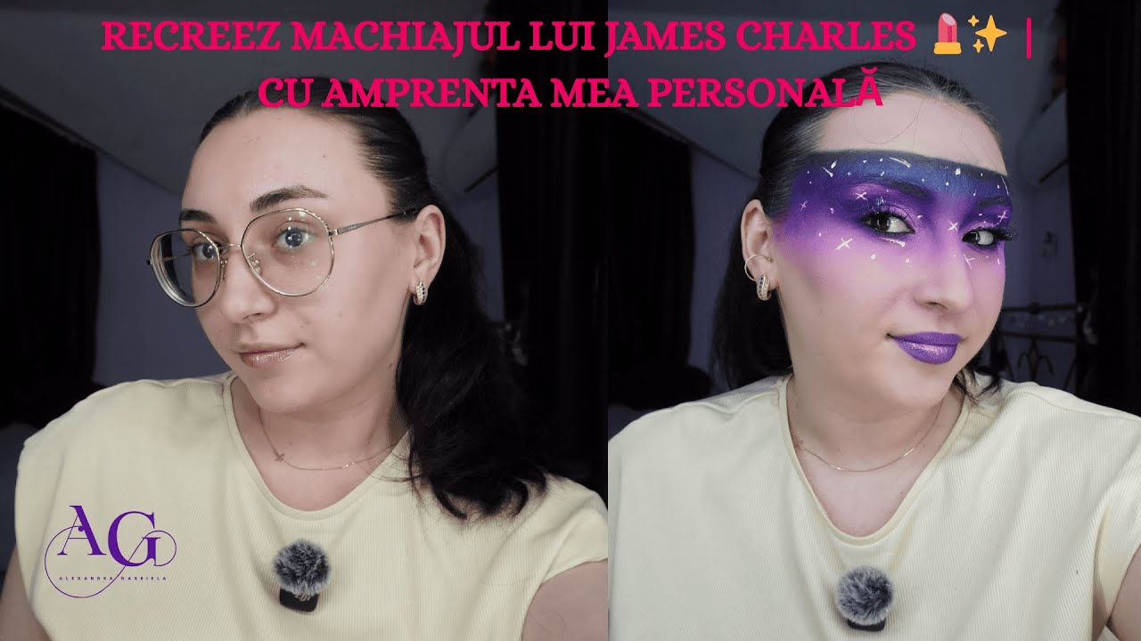 Recreez machiajul lui James Charles 💄✨ | Cu amprenta mea personală | Tutorial pas cu pas