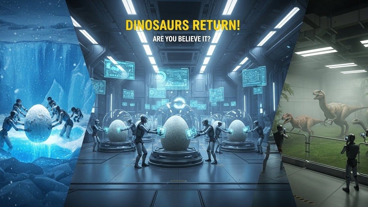 Frozen Dinosaur Eggs Discovered by Robots | Futuristic Research Facility (Part-2)