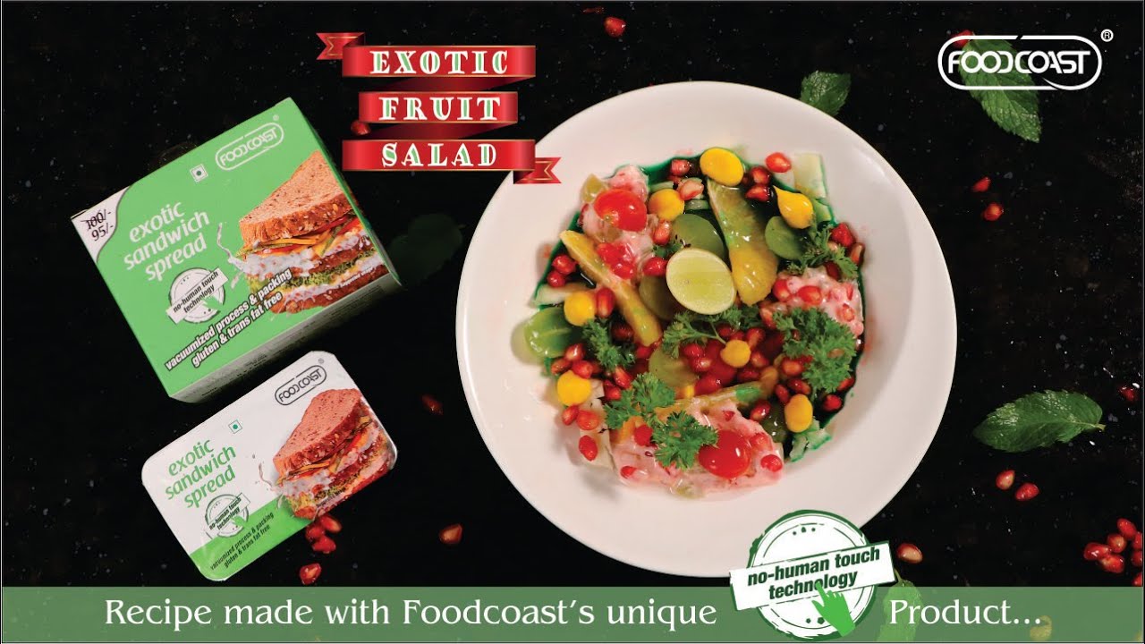 FOODCOAST EXOTIC FRUIT SALAD | Healthy & Delicious Salad | Sauce with &ldquo;No Human Touch Technology&rdquo;