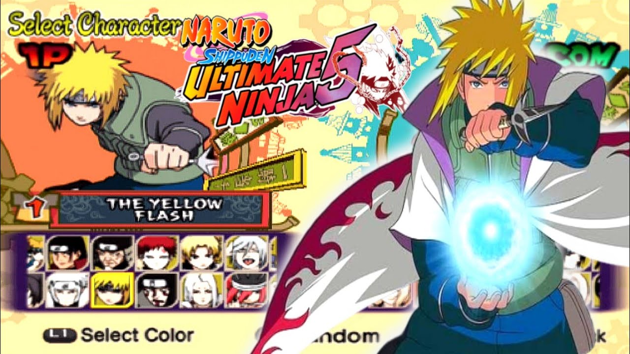 YELLOW FLASH VS THE EVIL ONES [ULTIMATE MODE] - NARUTO ULTIMATE NINJA 5 [PS2]