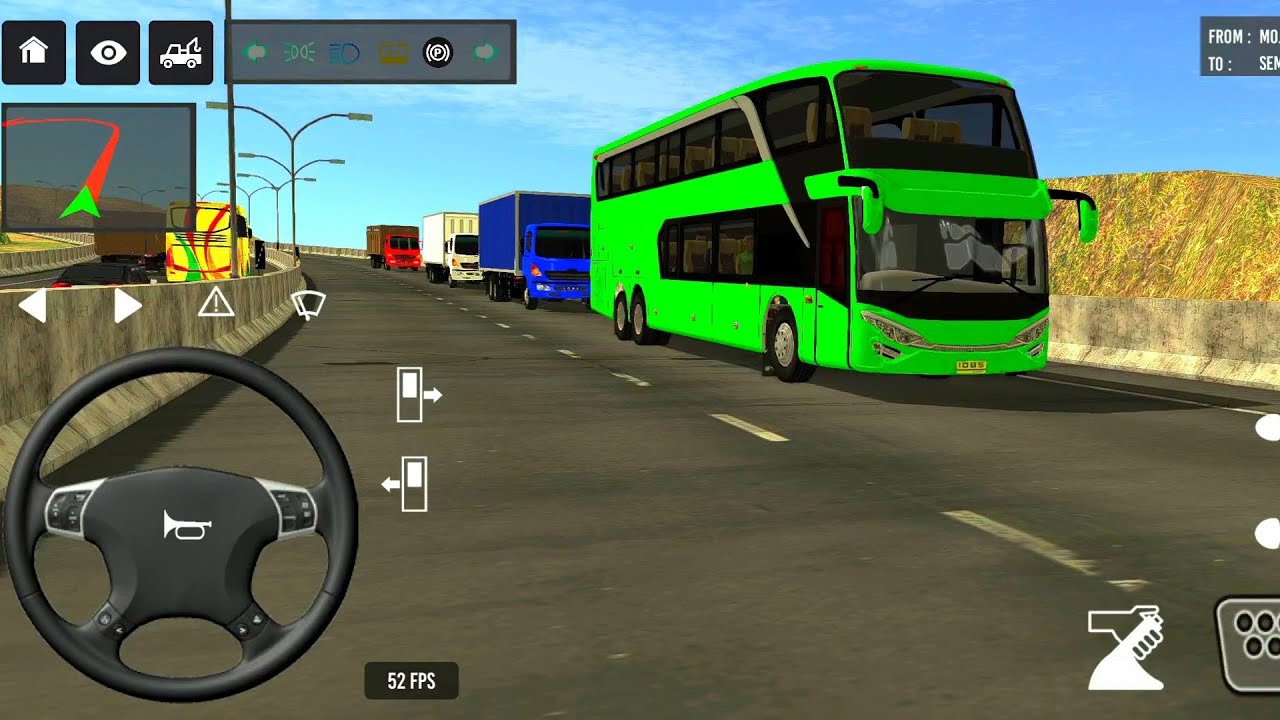 Indonesia City Bus Driving 🚌 | Euro Coach BUS SIMULATOR INDONESIA | Android 2026 Gameplay 🔥