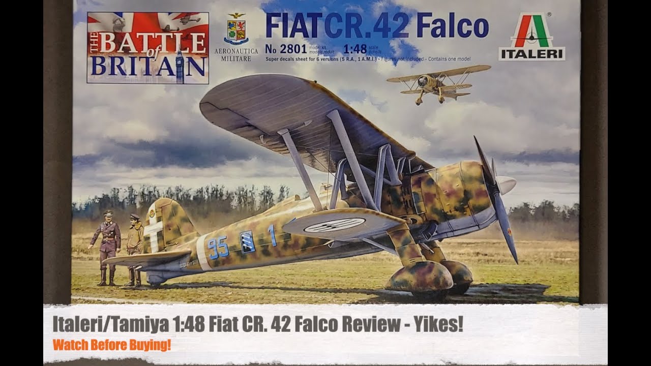 Tamiya/Italeri 1:48 Fiat CR.42 Review - Watch Before Buying!