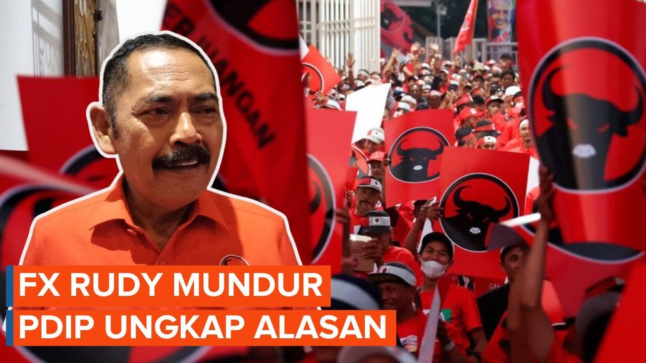 FX Rudy Mundur dari Plt Ketua DPD Jawa Tengah, PDI-P Ungkap Alasannya