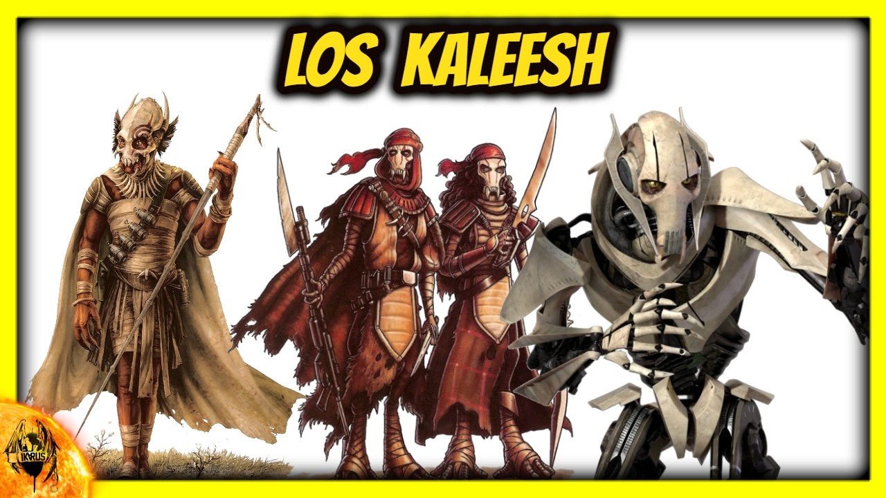 👽 Todo sobre LOS KALEESH: La Raza del General Grievous | Especies de Star Wars Leyendas