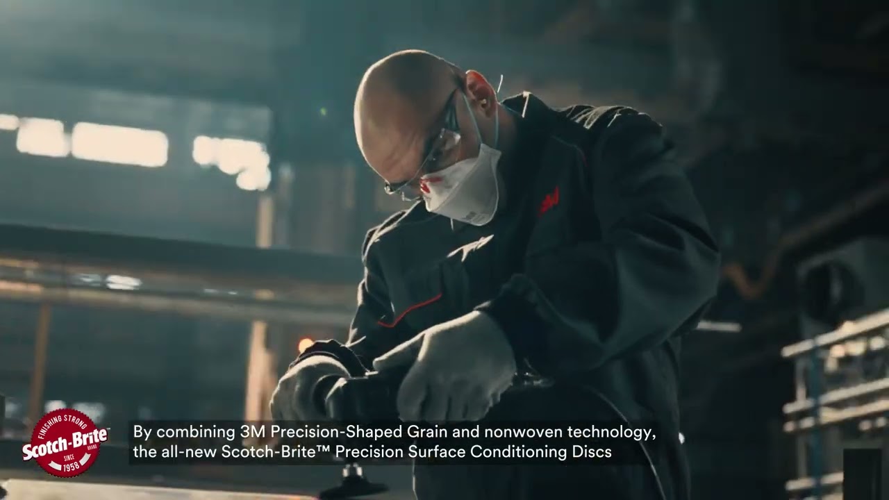 Scotch-Brite Precision Surface Conditioning Disc Campaign Video English