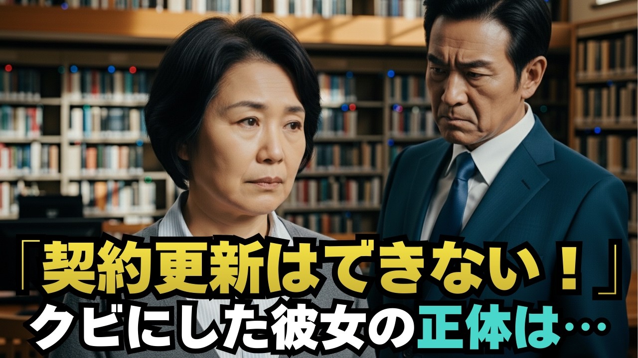 「AIがあれば54歳の司書なんて不要ですｗ」15年尽くした私をクビにした館長→3ヶ月後、図書館は崩壊…私に泣きついてきた館長の末路ｗ【スカッと】