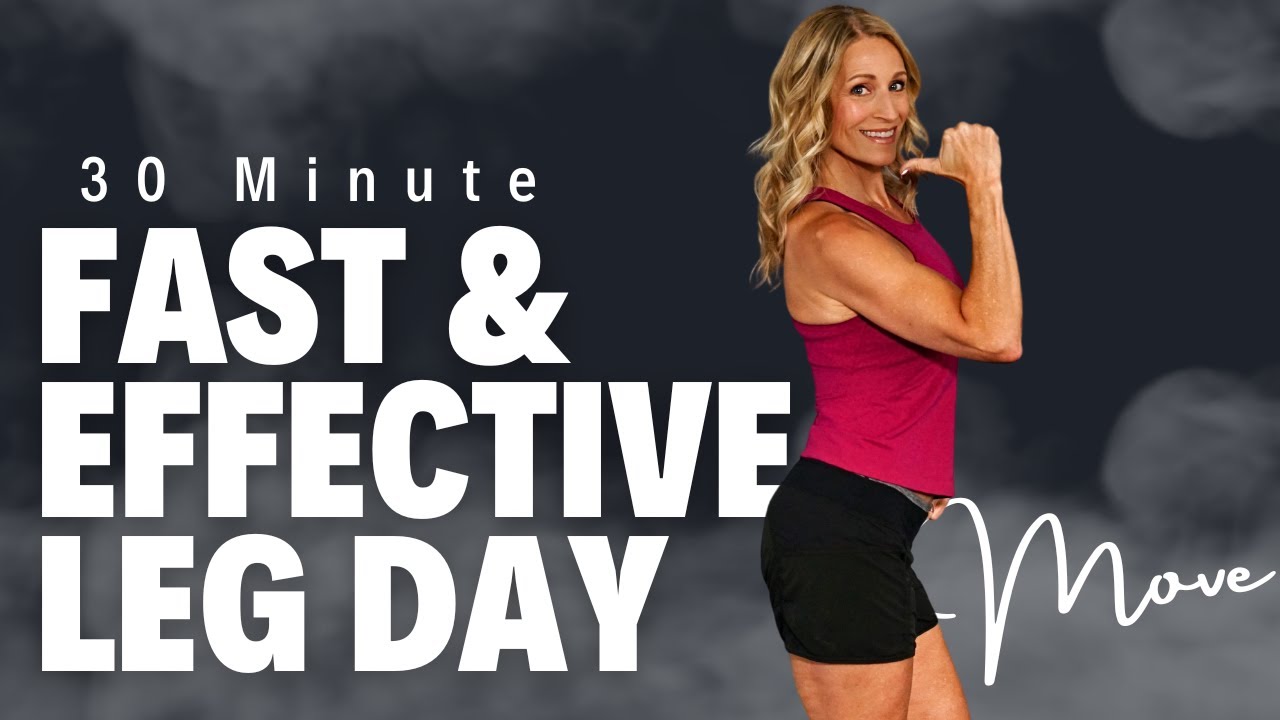 30 Minute Fast and Effective Leg Workout | Quads, Glutes, Hamstrings