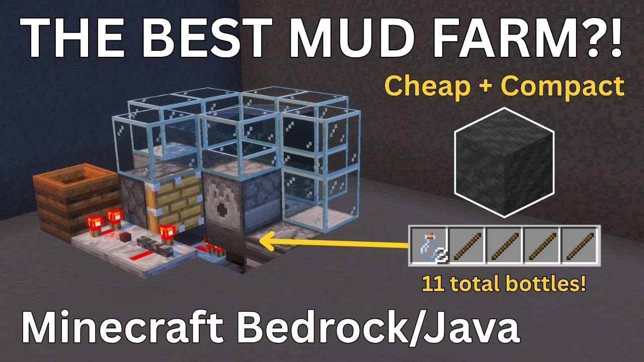 Easy Mud Farm Tutorial | Minecraft Java & Bedrock