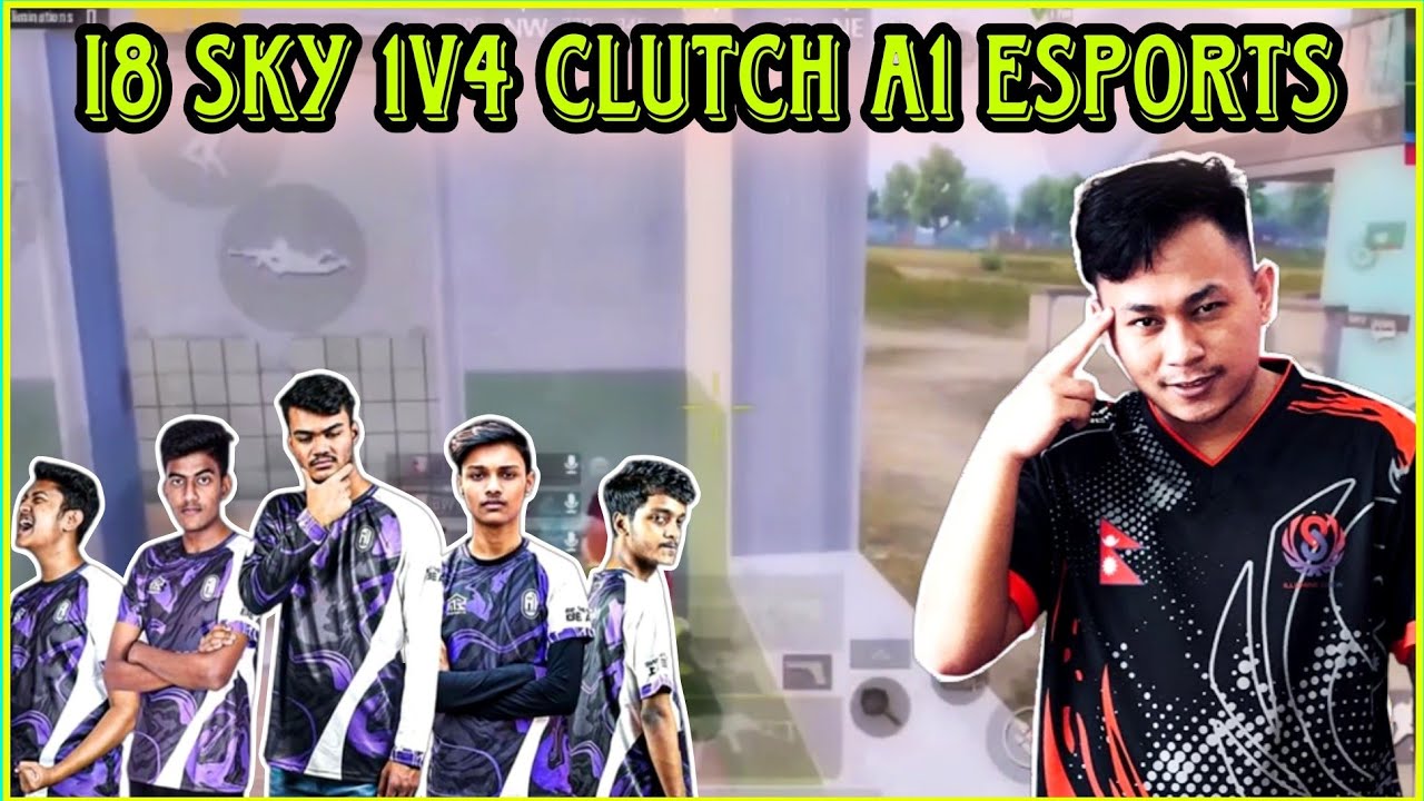 i8 SKY 1v4 Clutch Against a1NB Esports 🔥 | Clash with kvn