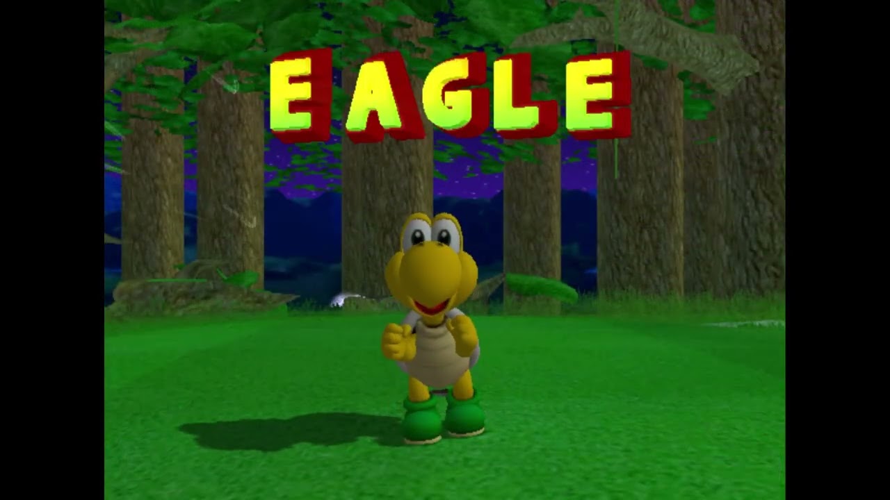 Mario Golf Toadstool Tour CUSTOM COURSE: Congo Canopy Remix Stroke Play (-12/54) Star Koopa Troopa