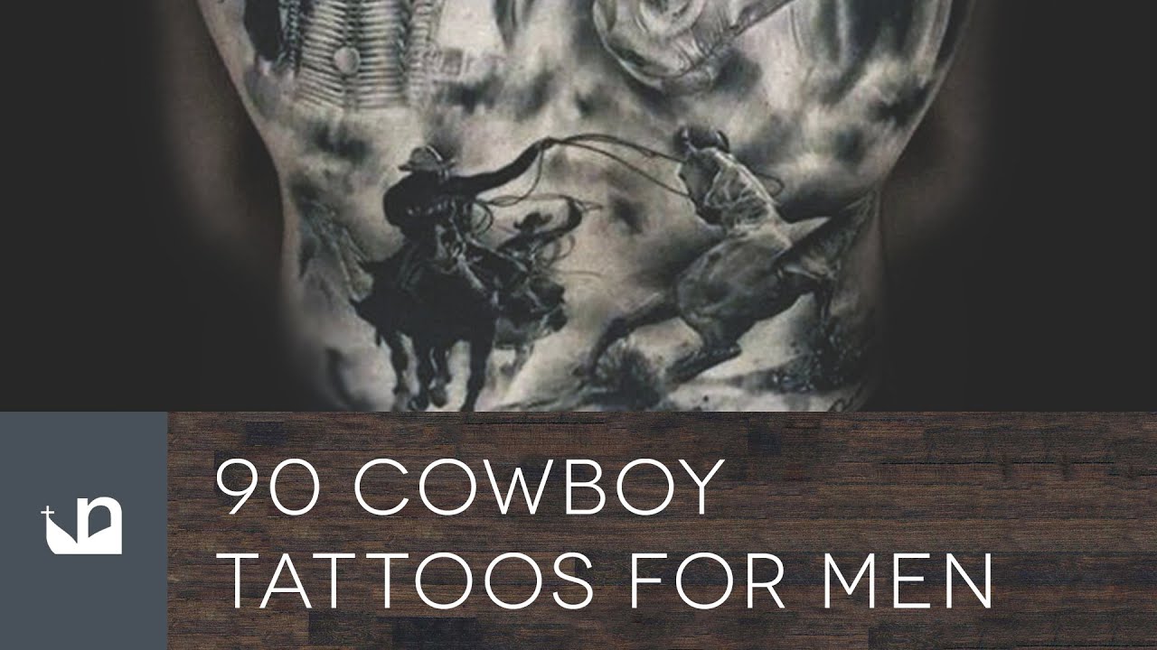 90 Cowboy Tattoos For Men