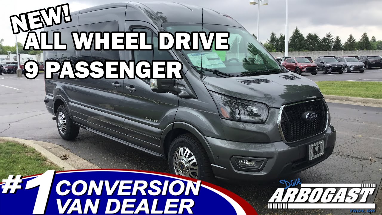 NEW 2024 Ford Conversion Van Explorer Limited 9 Passenger FC12006T | Dave Arbogast Conversion Vans
