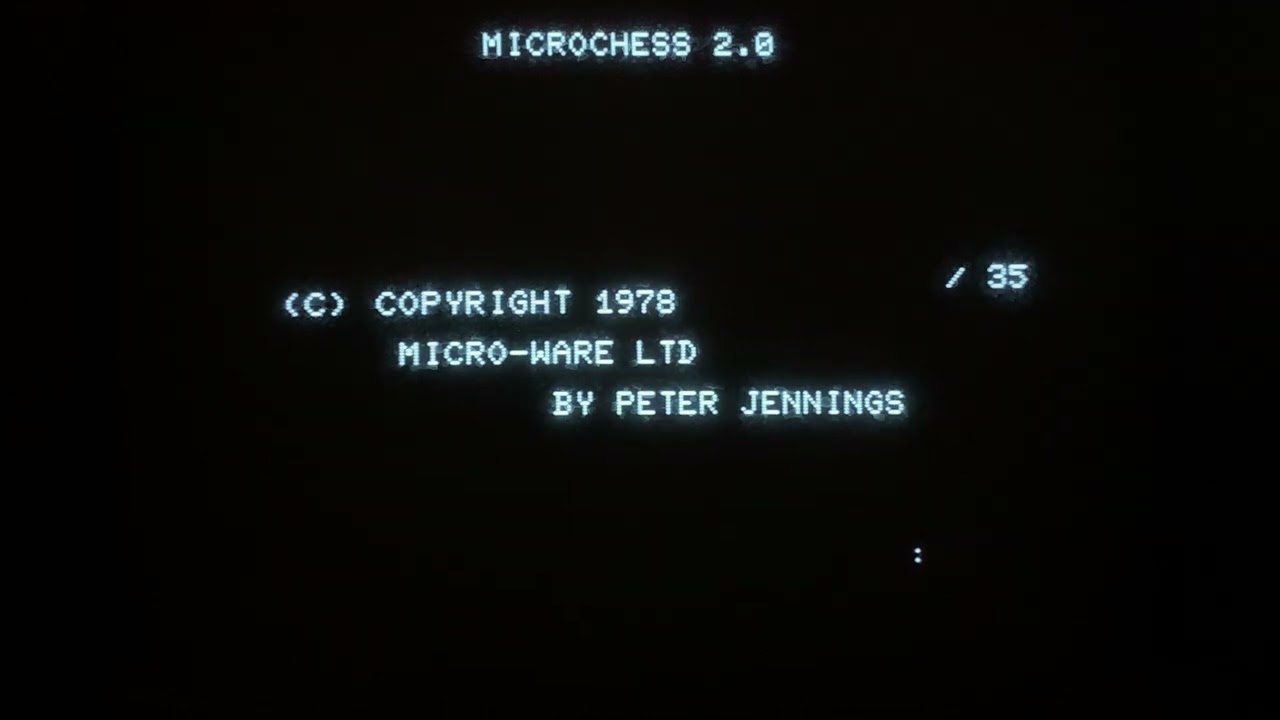 Chiclet Keyboard Commodore PET 2001 - Waiting For Chess - Musings, Mutterings 1581 - Episode 2455