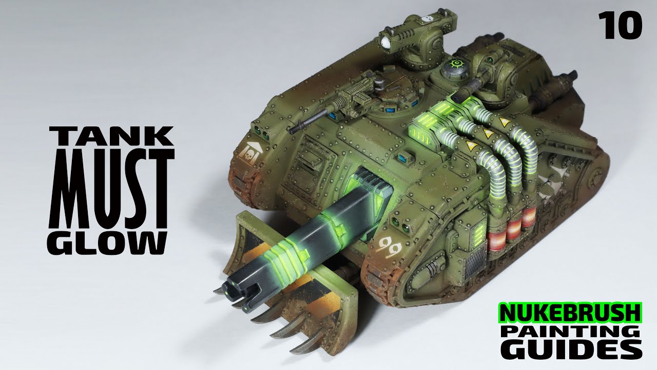Imperial Guard Tank with Necron Technology?| Painting guides | Warhammer 40K tank proxy