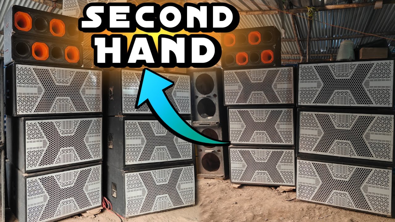 Second hand DJ सरस्वती पूजा offer Start |  सबसे सस्ता कैबिनेट | #dj_army_setup #dj Laxmi cabinet
