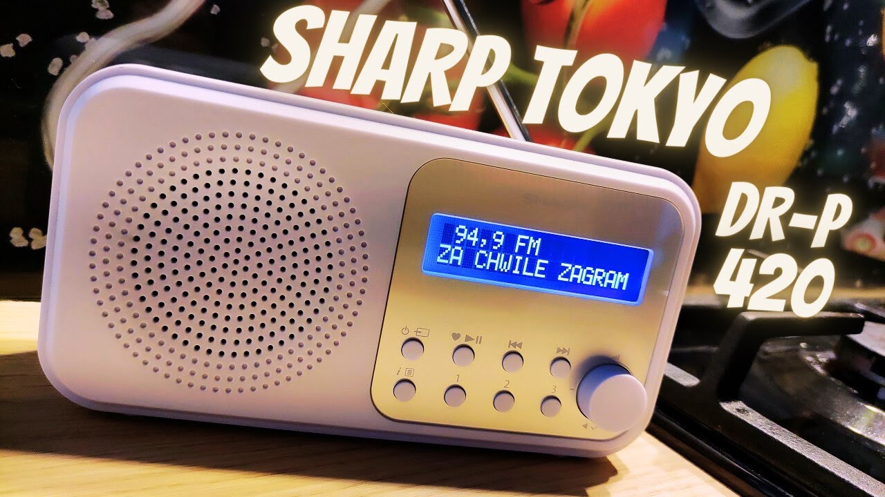 SHARP Tokyo DR-P420 - niedrogie Radio BT\DAB+\FM na baterie AA | test, recenzja, review