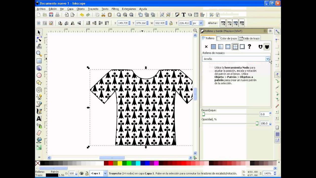 Inkscape #26 - Cómo crear patrones