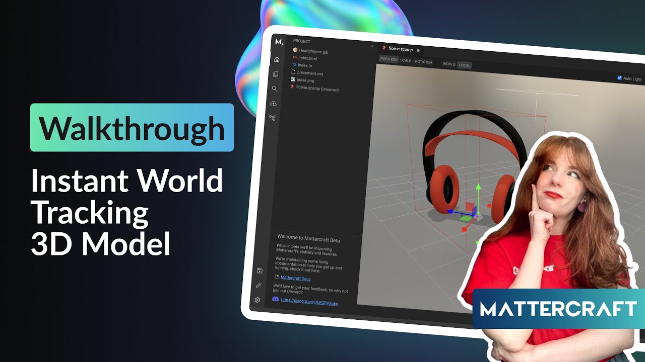 Explore instant world tracking templates in Mattercraft