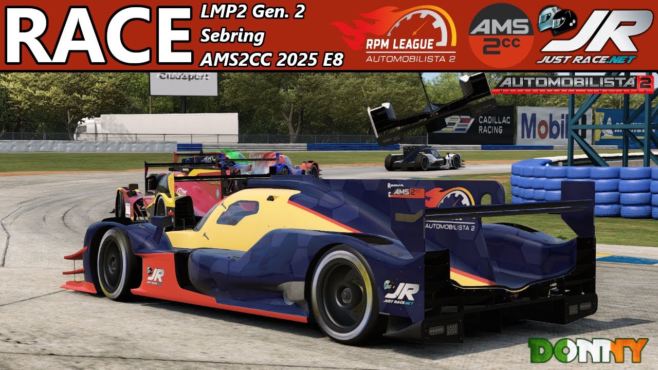 Race | LMP2 Gen. 2  | Sebring | AMS2CC 2025 E7, RPM League, JustRace | AMS2