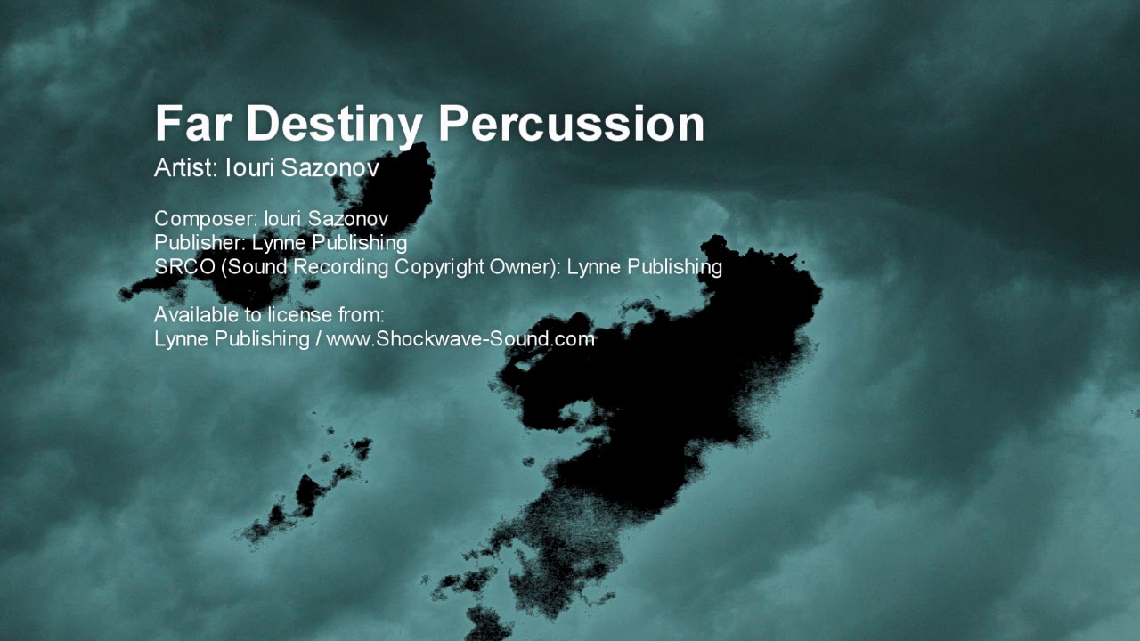 Far Destiny Percussion - Iouri Sazonov (Lynne Publishing)