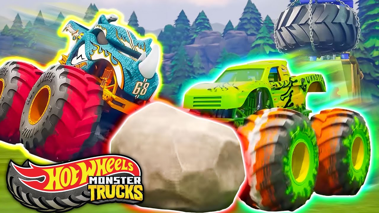 EMOCJONUJĄCE GRY MONSTER TRUCK Z KAMIENIAMI I DZIKIMI WYZWANIAMI W CAMP CRUSH!