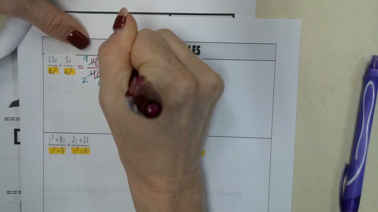 3.12.2026 - DE College Algebra Notes