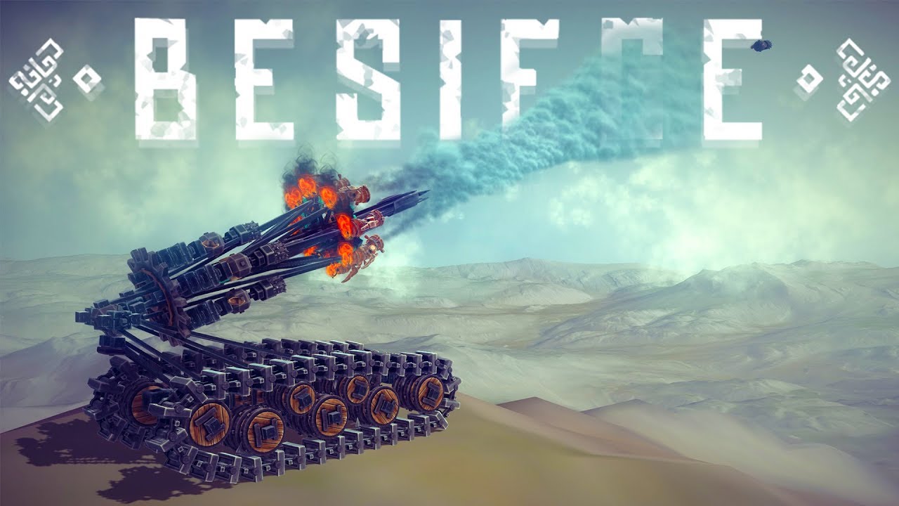 Besiege Best Creations - The ULTIMATE Steam Cannon - Realistic Gliders & More! - Besiege Gameplay