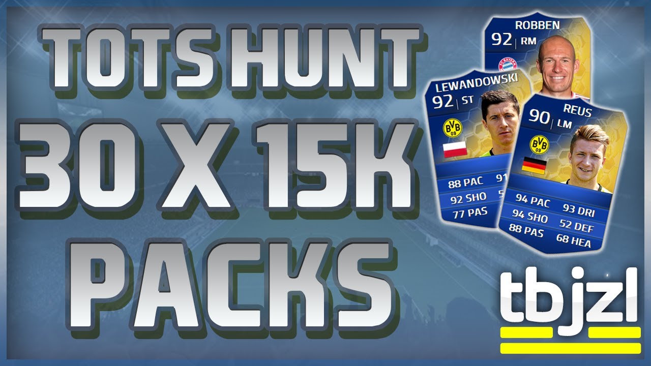 FIFA 14 Ultimate Team - TOTS HUNT 30 x 15K Packs - 